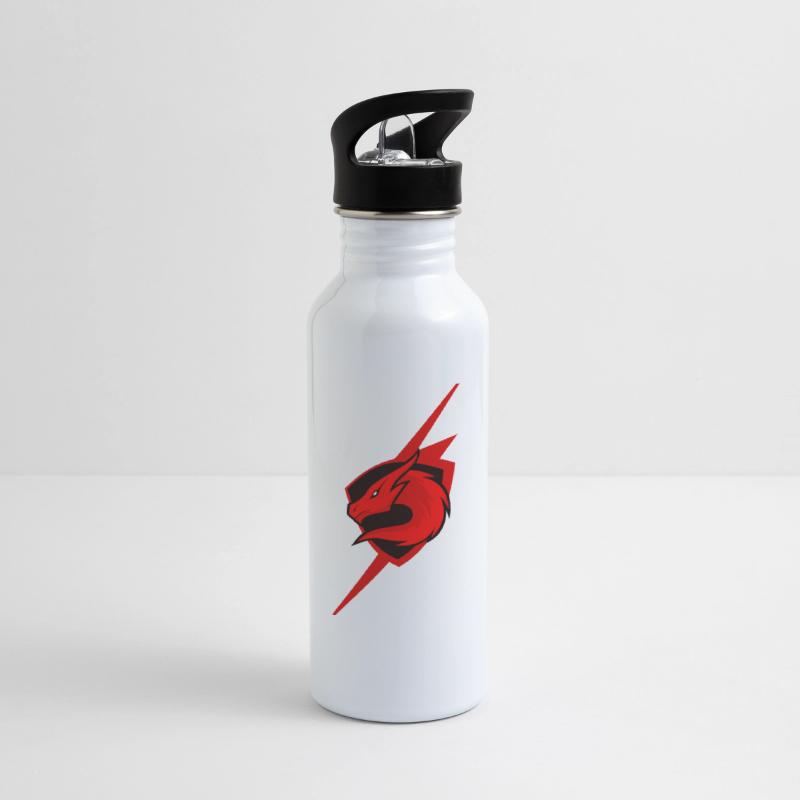 Red Dragon Emblem with Lightning Effect