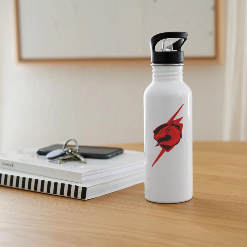 Red Dragon Emblem with Lightning Effect