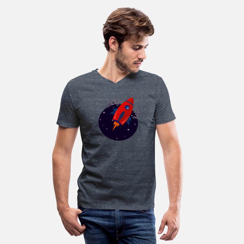 Red illustrated rocket