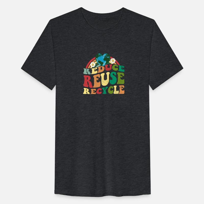Reduce Reuse Recycle Classic Earth Day Vintage