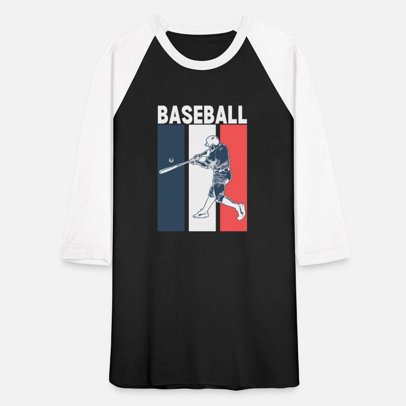 Retro Modern Bold Baseball T Shirt