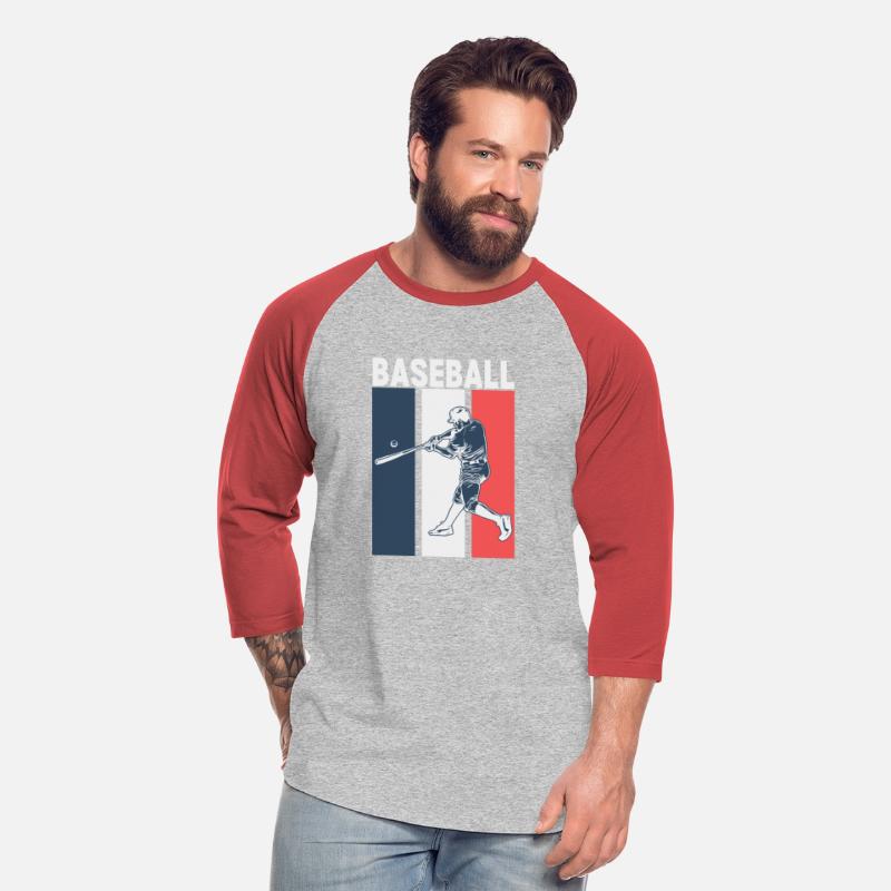 Retro Modern Bold Baseball T Shirt
