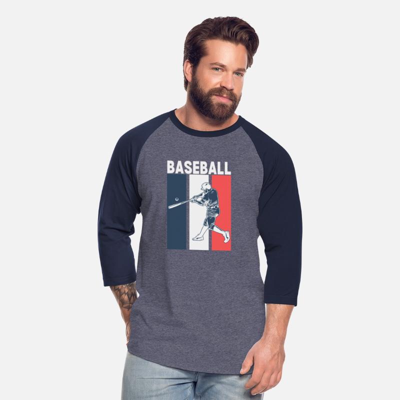 Retro Modern Bold Baseball T Shirt