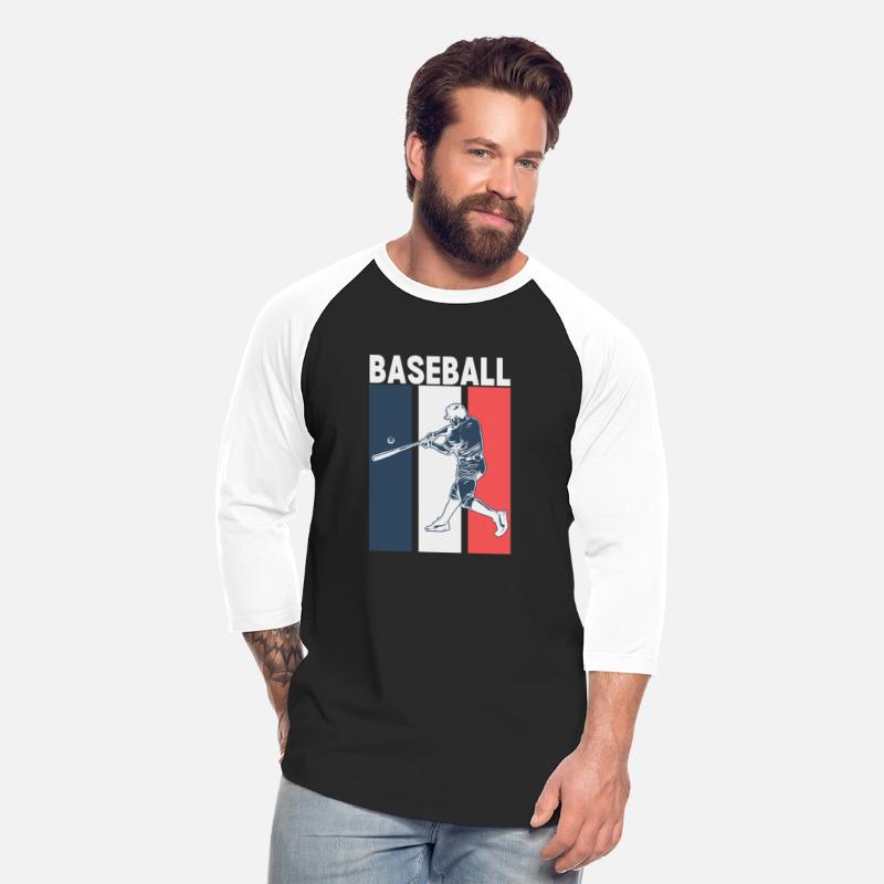 Retro Modern Bold Baseball T Shirt