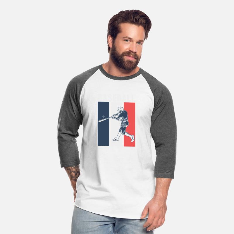 Retro Modern Bold Baseball T Shirt