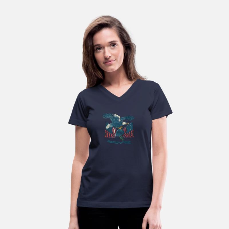 retro patriotic eagle