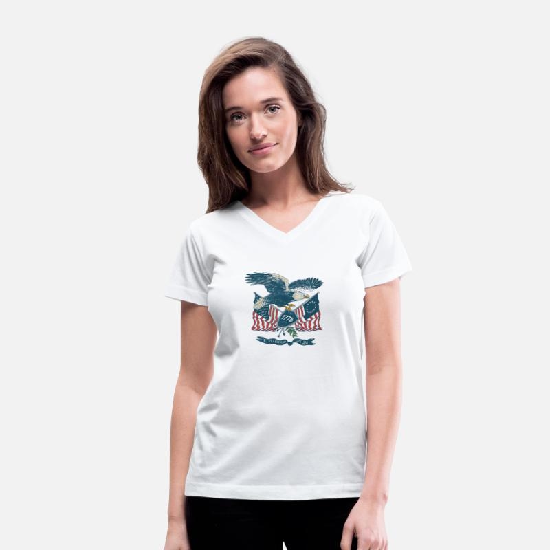 retro patriotic eagle