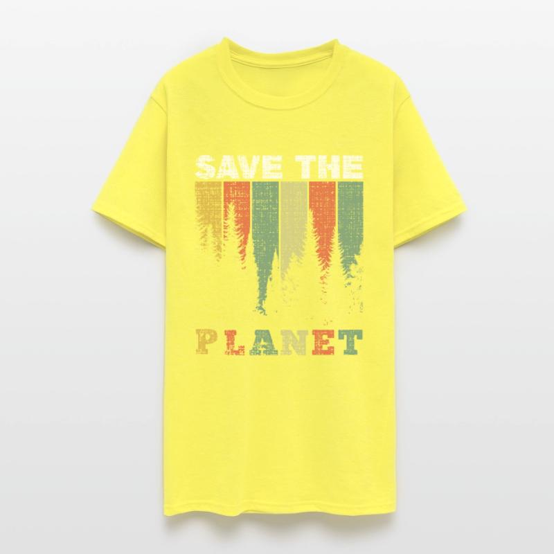 Retro Save Planet Save Nature Oceans Day Earth Day