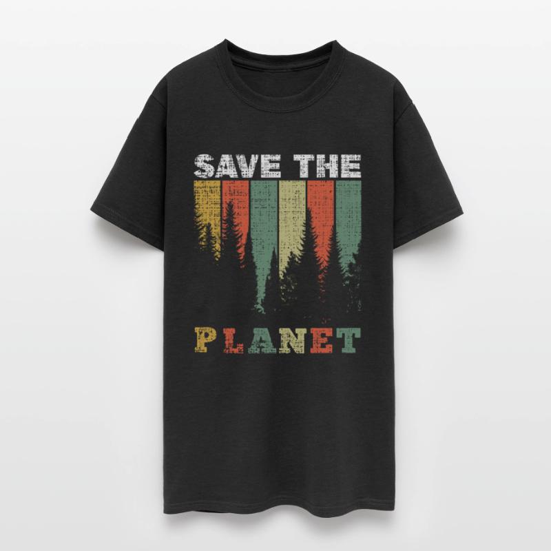 Retro Save Planet Save Nature Oceans Day Earth Day