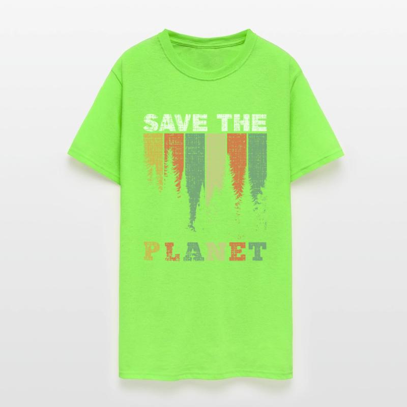 Retro Save Planet Save Nature Oceans Day Earth Day