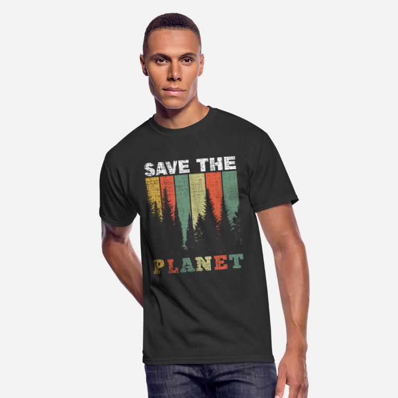 Retro Save Planet Save Nature Oceans Day Earth Day