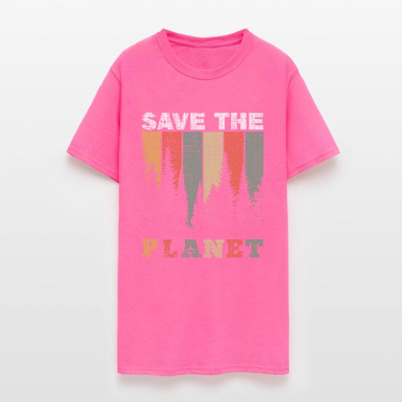 Retro Save Planet Save Nature Oceans Day Earth Day