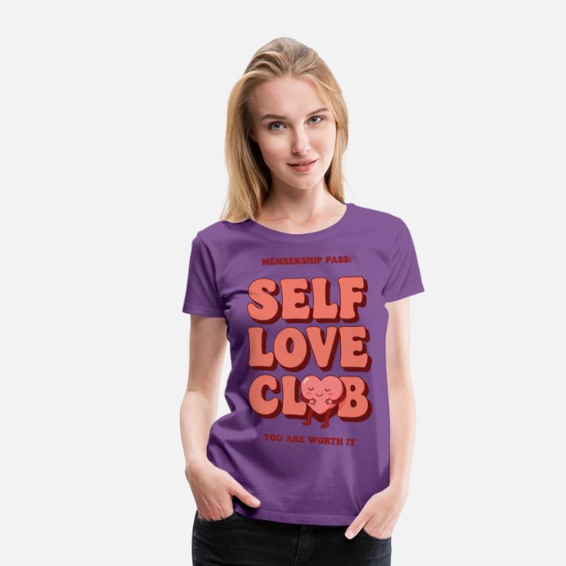 Retro self love club art. You are worth it!