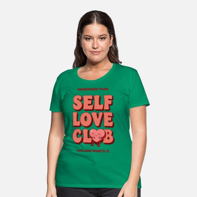 Retro self love club art. You are worth it!