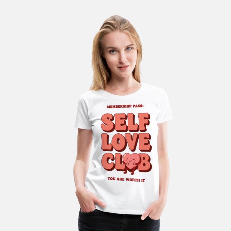Retro self love club art. You are worth it!