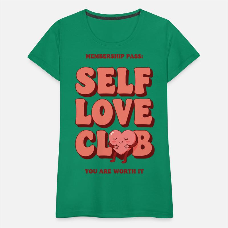 Retro self love club art. You are worth it!