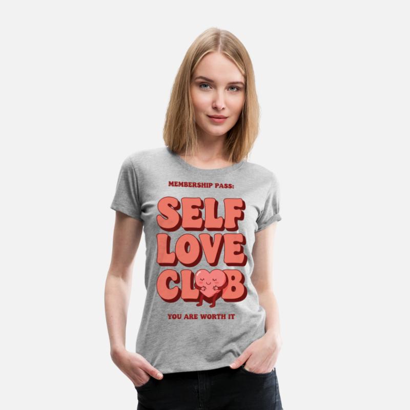 Retro self love club art. You are worth it!