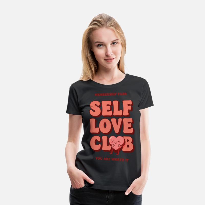 Retro self love club art. You are worth it!