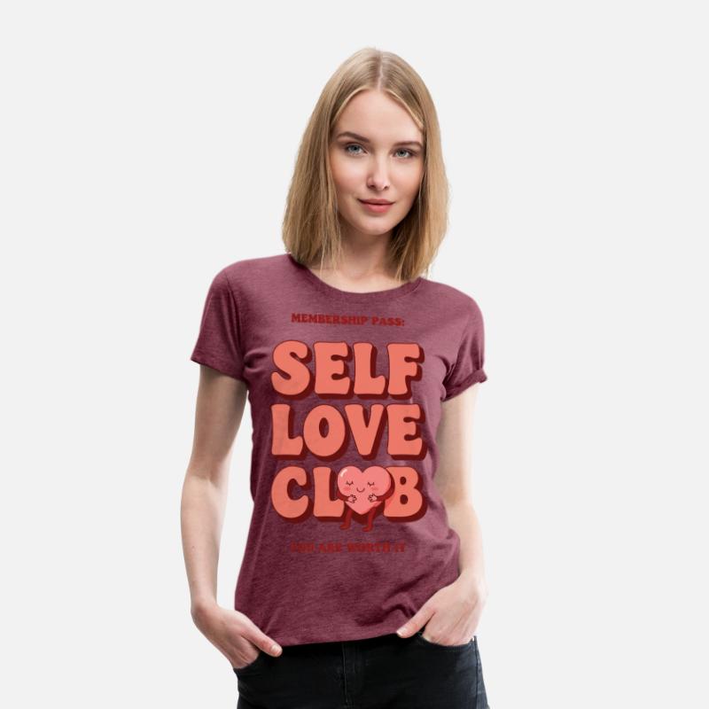 Retro self love club art. You are worth it!