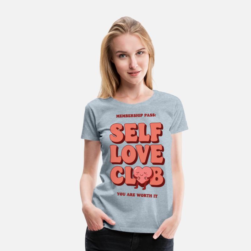 Retro self love club art. You are worth it!