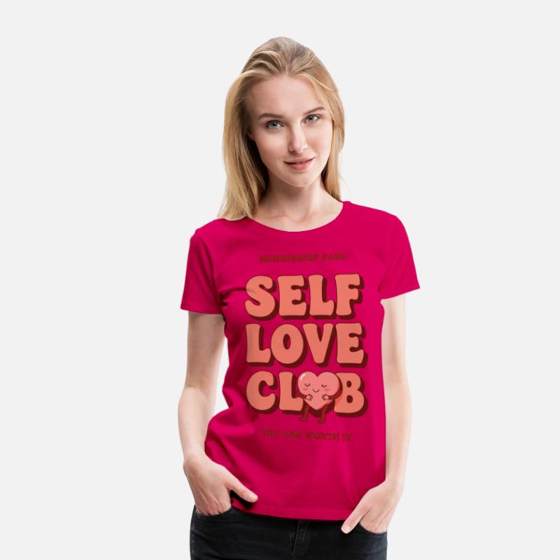 Retro self love club art. You are worth it!