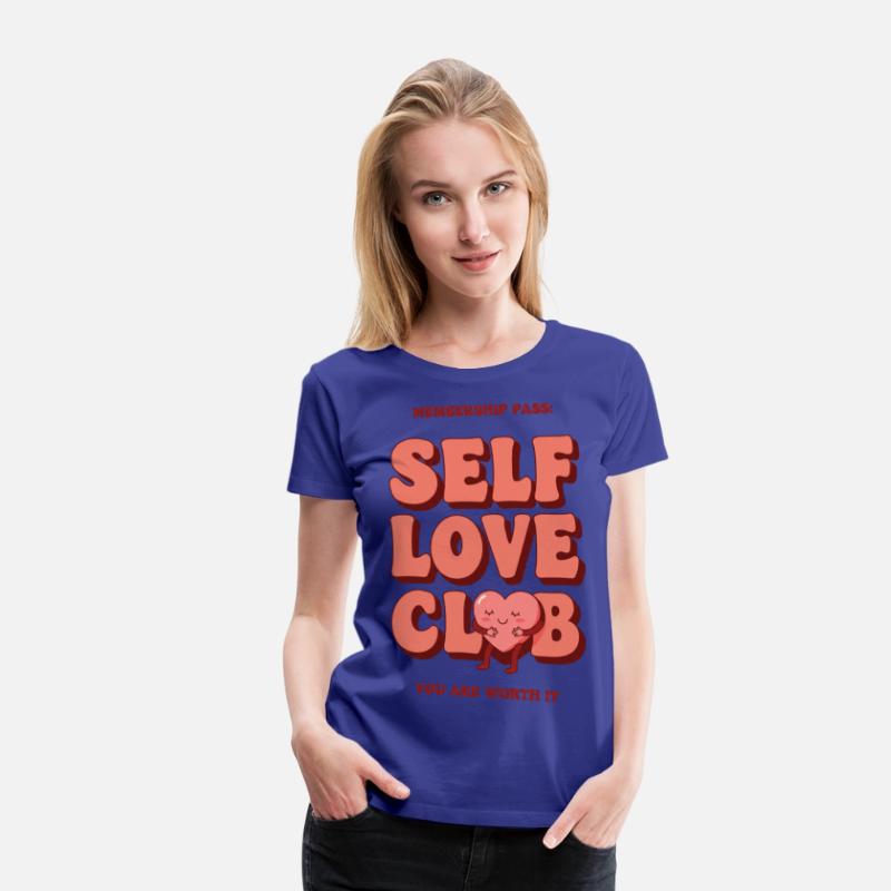 Retro self love club art. You are worth it!