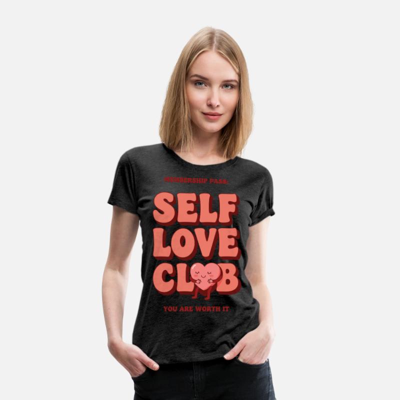 Retro self love club art. You are worth it!
