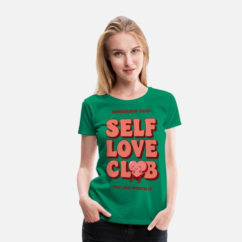 Retro self love club art. You are worth it!