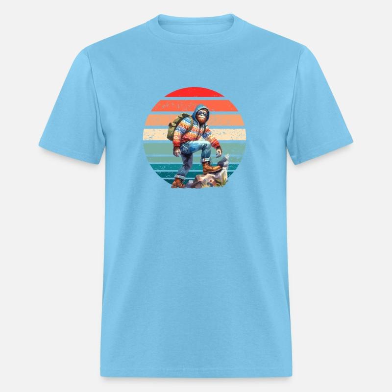 Retro Summit: Vintage-Inspired Hiking Adventure