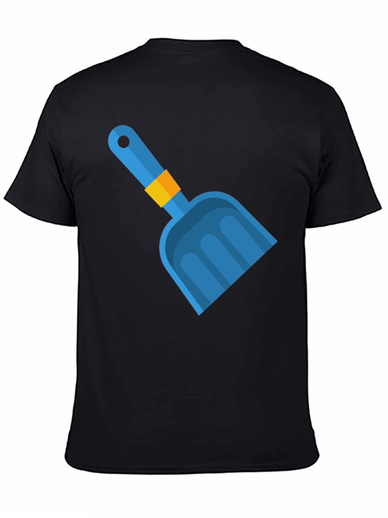 Blue Shovel Graphic Tee - Fun Summer Style