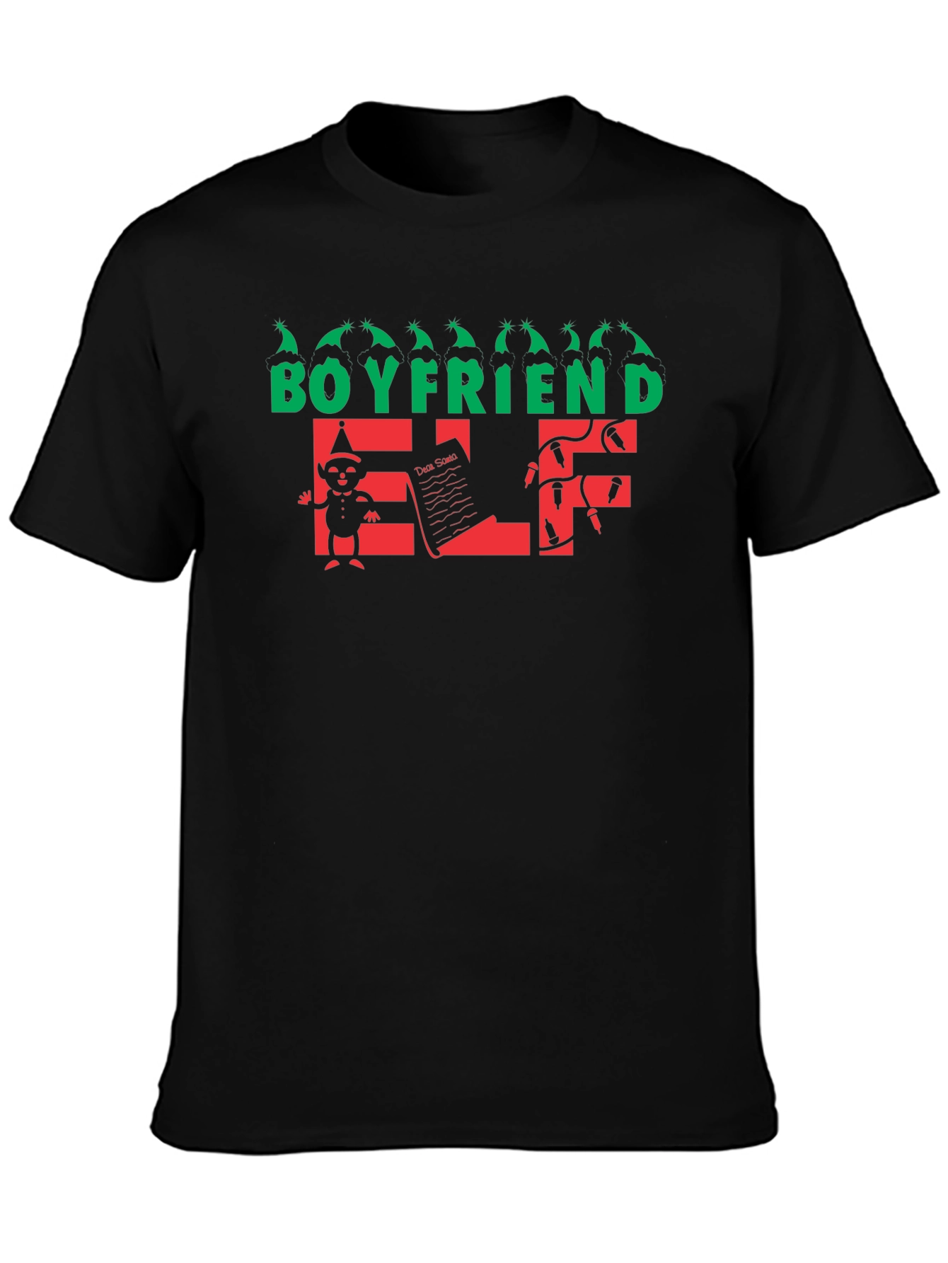 Boyfriend Elf Holiday T-Shirt