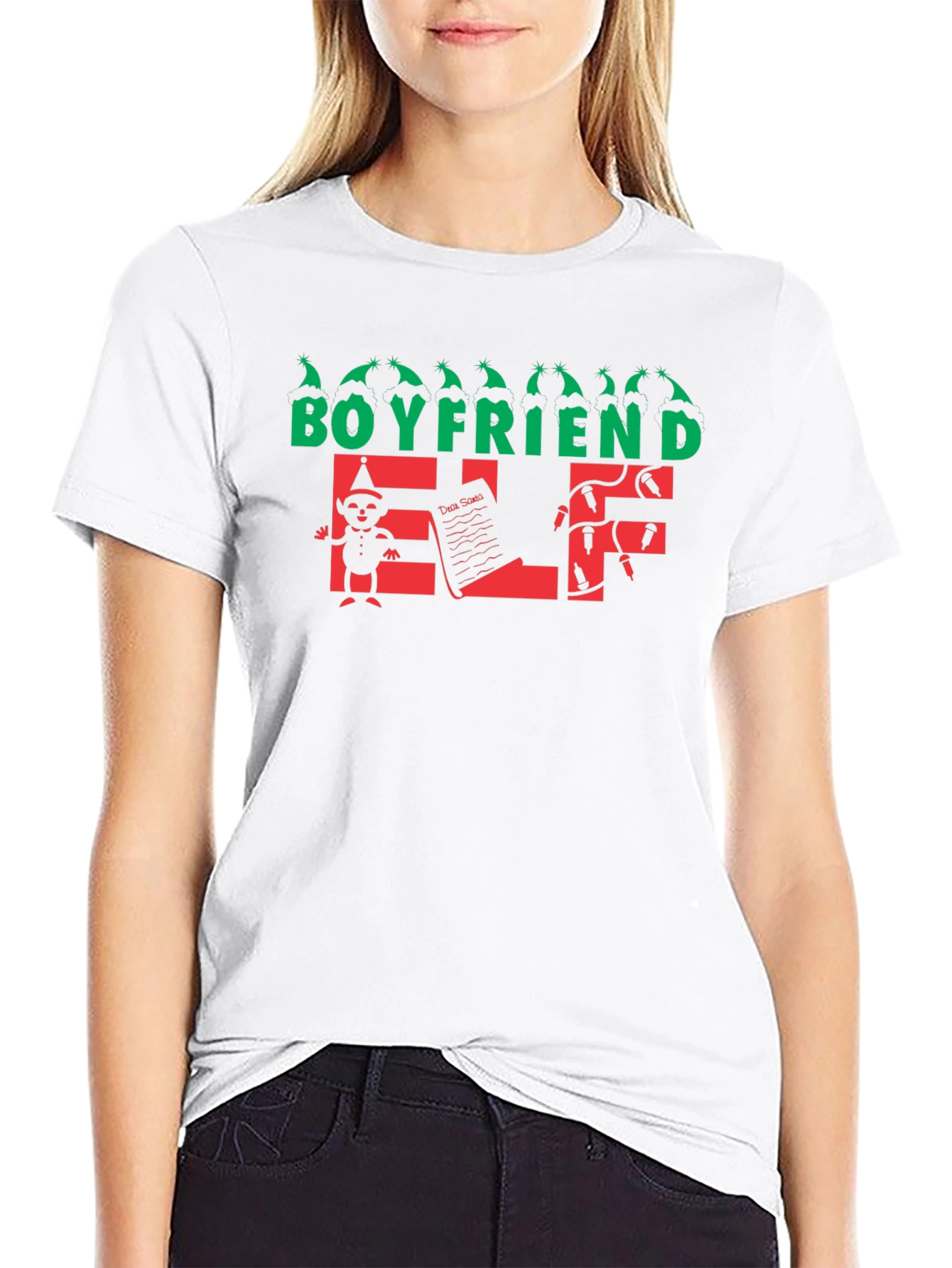 Boyfriend Elf Holiday T-Shirt