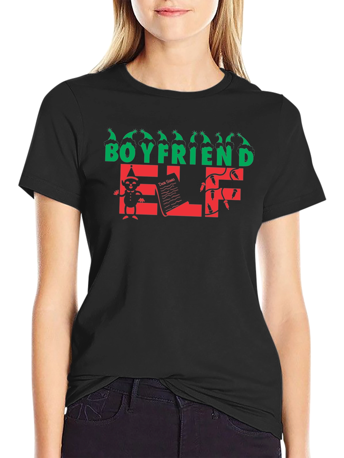 Boyfriend Elf Holiday T-Shirt