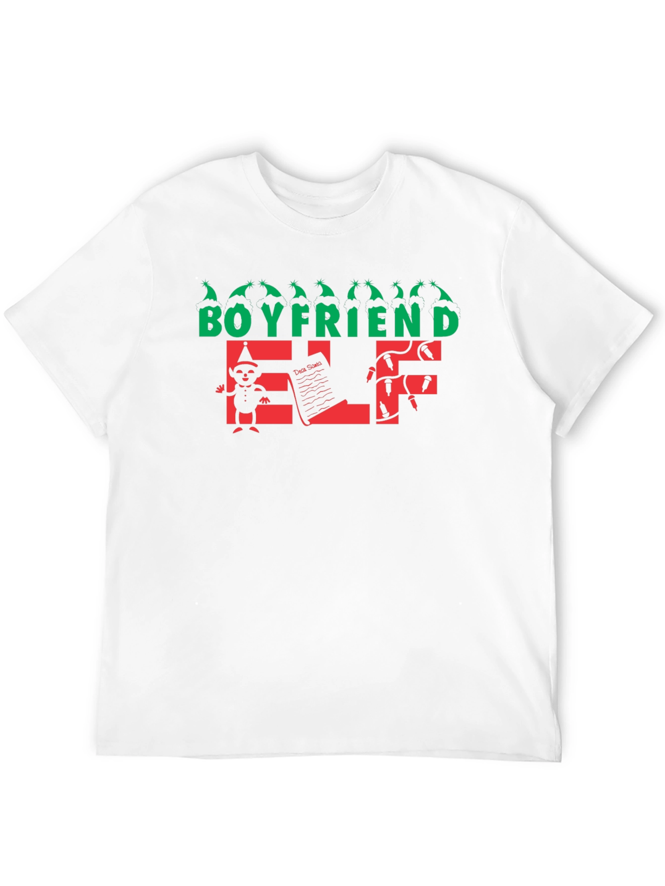 Boyfriend Elf Holiday T-Shirt