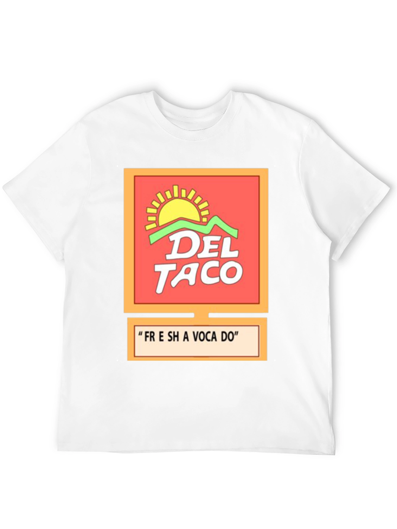 Del Taco Fresh Avocado Graphic T-Shirt