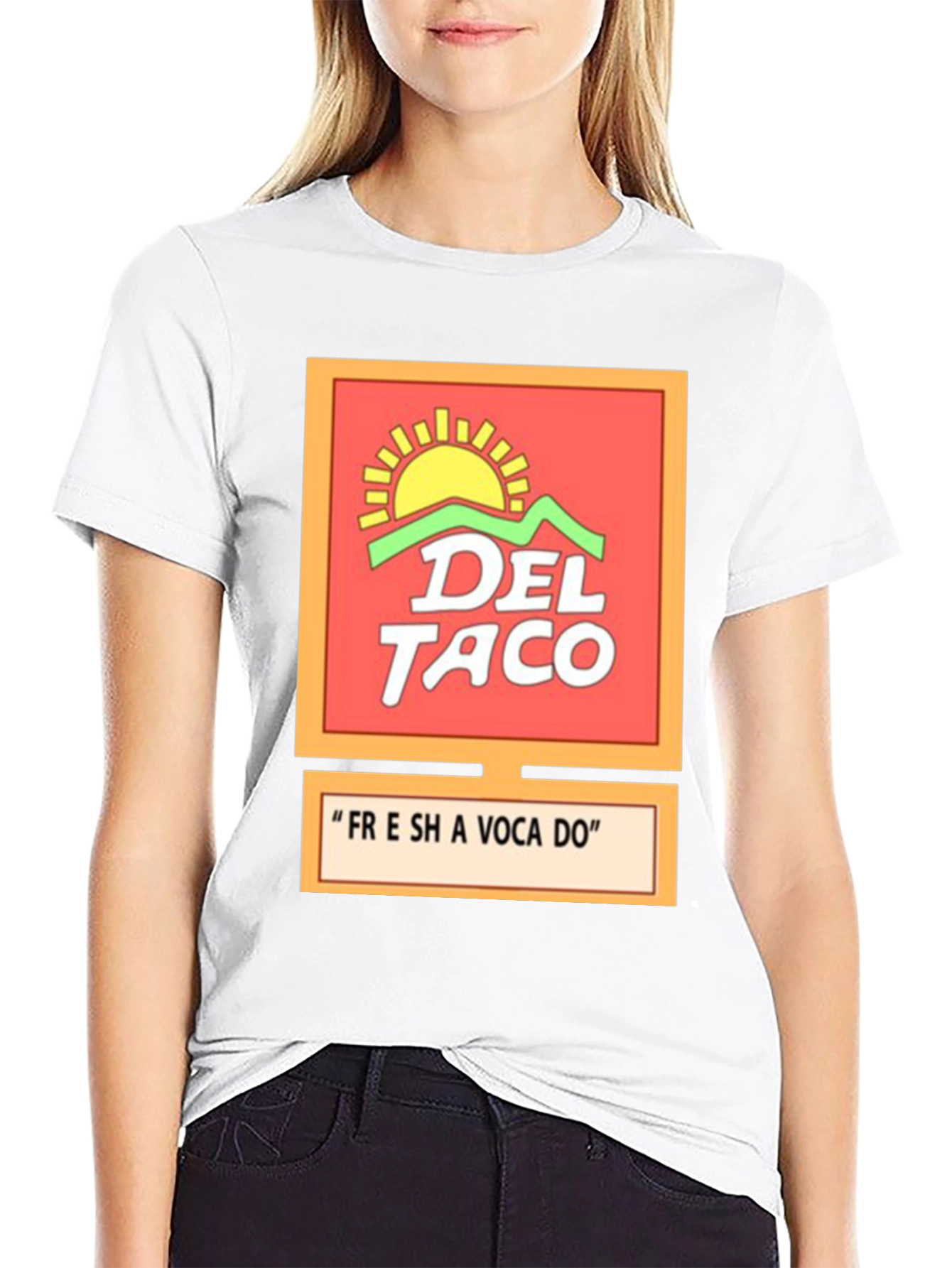 Del Taco Fresh Avocado Graphic T-Shirt