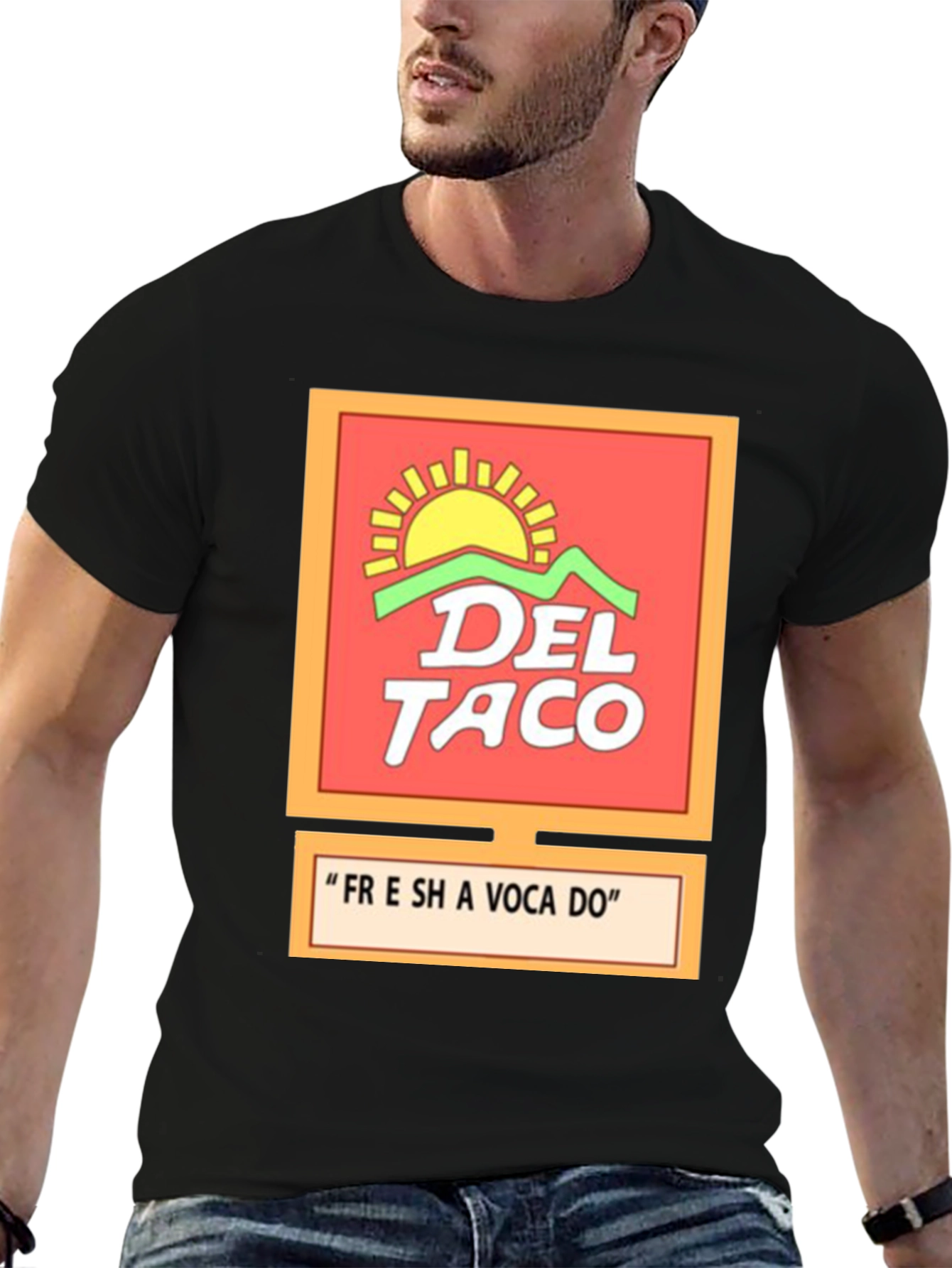 Del Taco Fresh Avocado Graphic T-Shirt