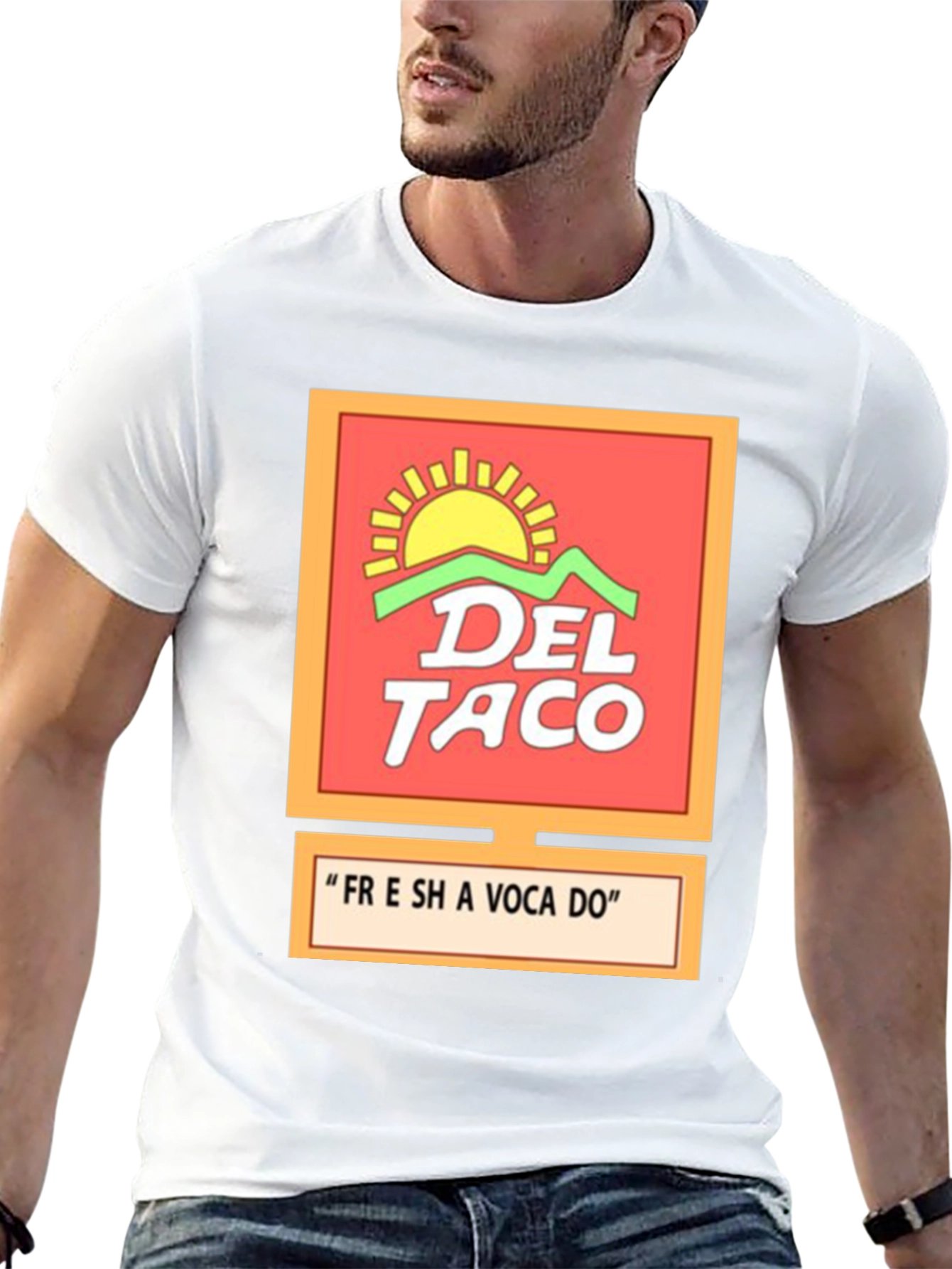 Del Taco Fresh Avocado Graphic T-Shirt