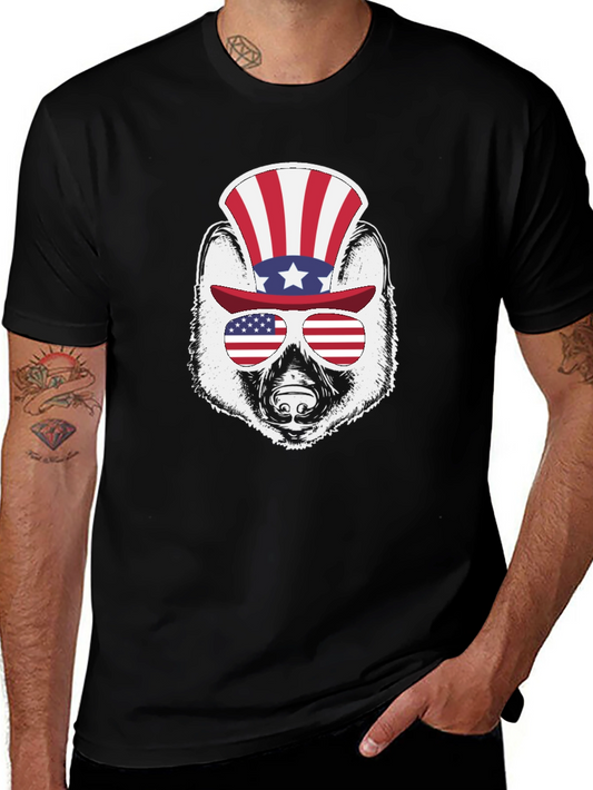 Patriotic Raccoon Graphic Tee