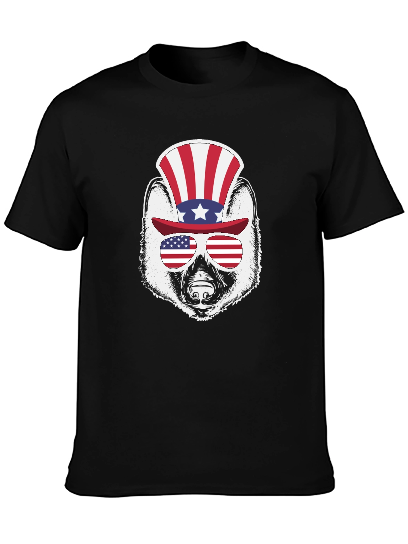 Patriotic Raccoon Graphic Tee