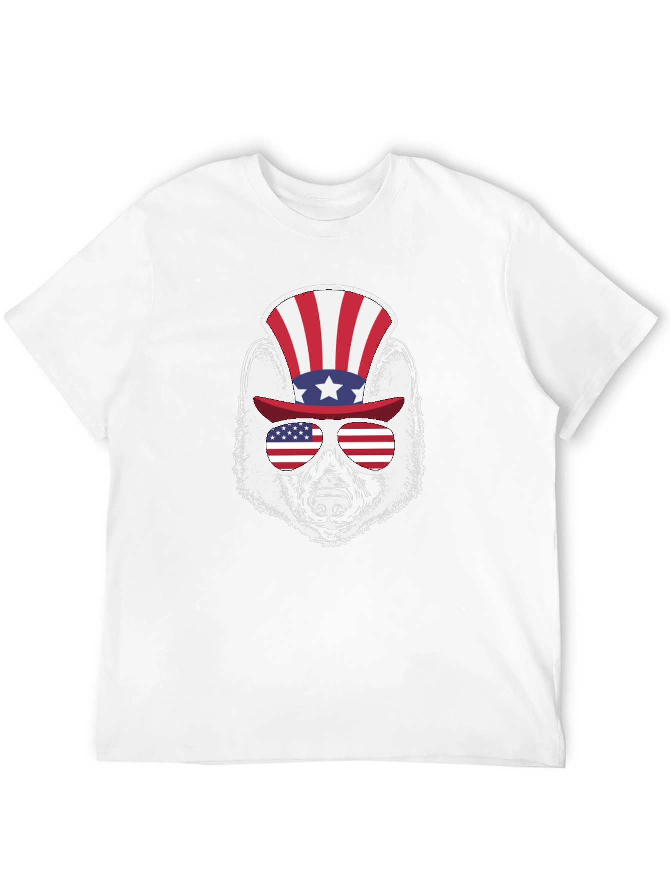 Patriotic Raccoon Graphic Tee