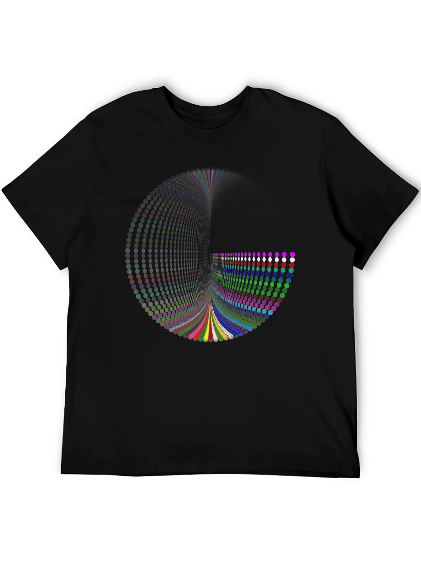 Abstract Dot Matrix T-Shirt - Bold Graphic Tee