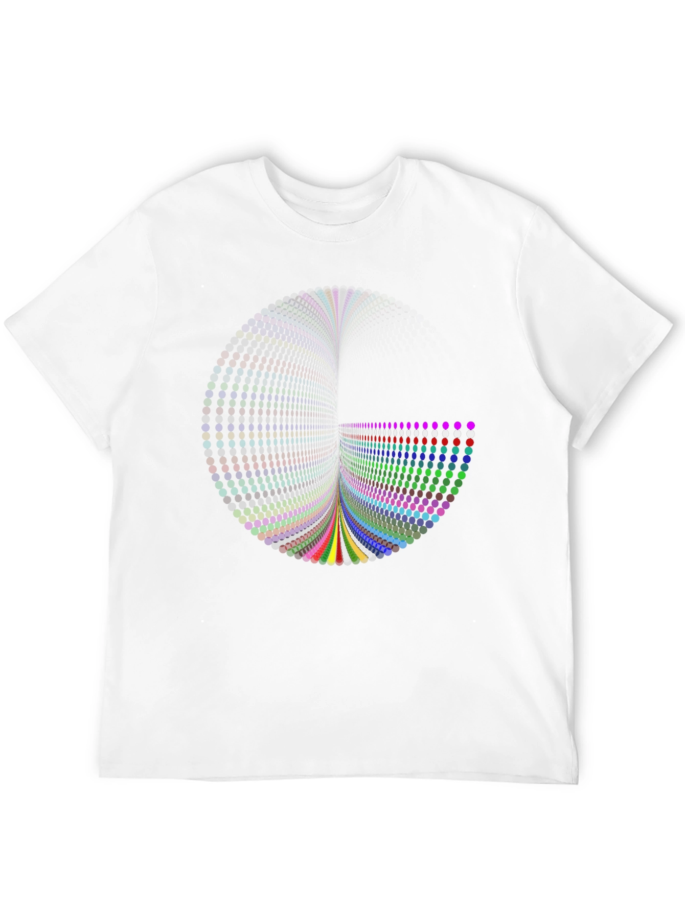 Abstract Dot Matrix T-Shirt - Bold Graphic Tee