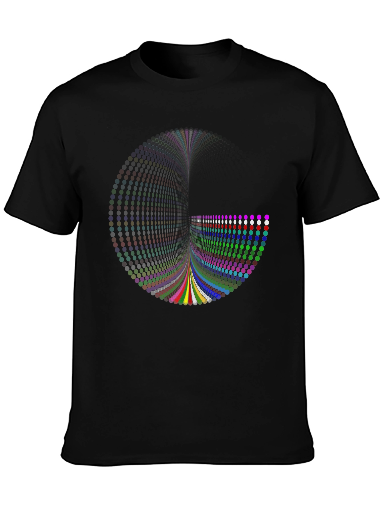Abstract Dot Matrix T-Shirt - Bold Graphic Tee