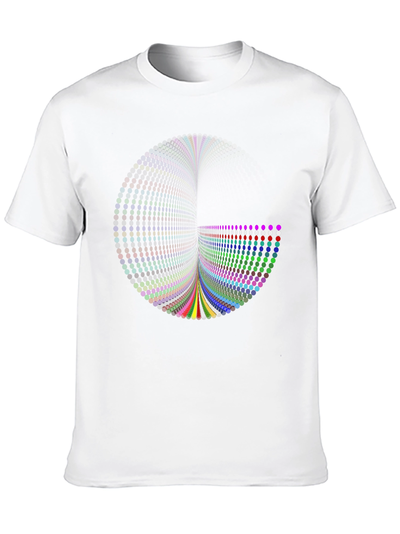 Abstract Dot Matrix T-Shirt - Bold Graphic Tee