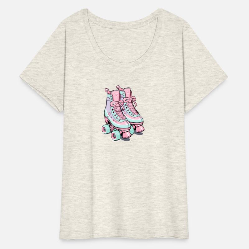 Roller skates in pastel