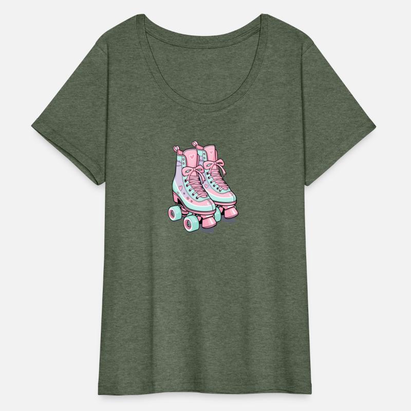 Roller skates in pastel