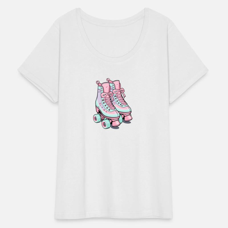 Roller skates in pastel