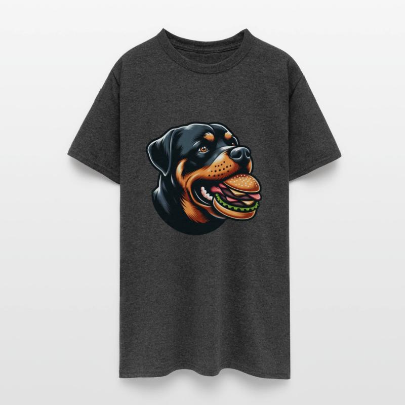 Rottweiler hamburger comic fast food