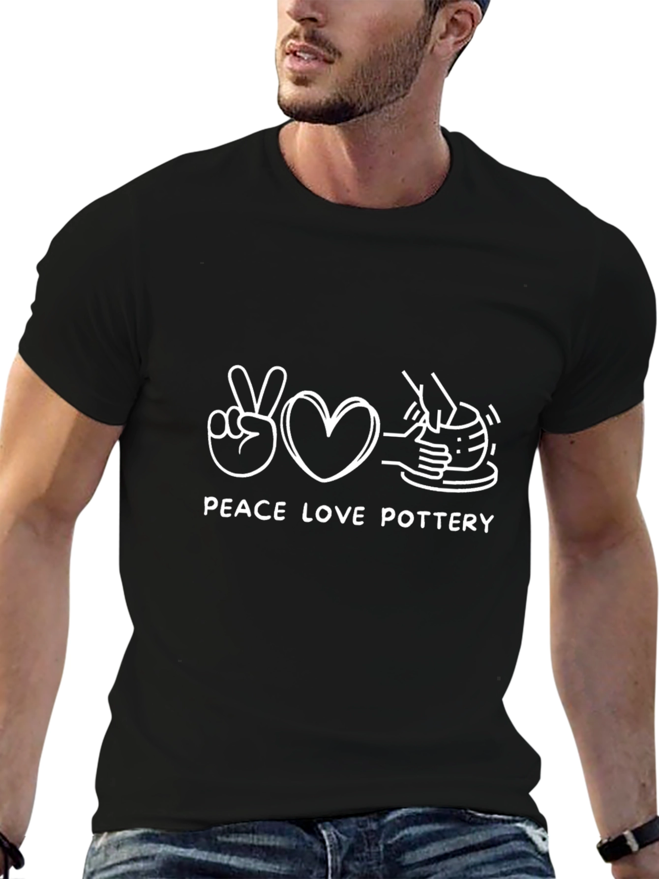 Peace Love Pottery T-Shirt